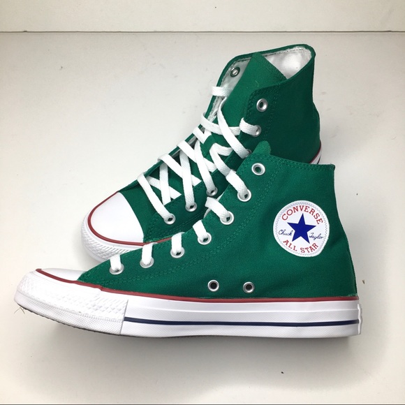 Custom Converse All Star High Top Forest Green - Picture 5 of 11